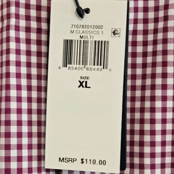 Ralph Lauren Classics Shirt — Maroon Check — XL — NWT — Light Weight - Picture 5 of 5
